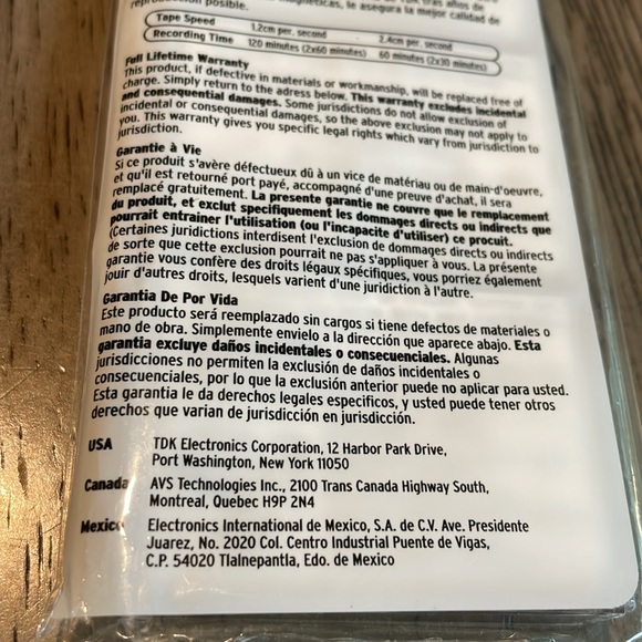 TDK 3 Pack Microcassettes MC-60 - Picture 6 of 6